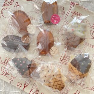 米粉のマドレーヌと米粉のソフトクリームクッキー